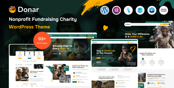 Donar - NonProfit Charity WordPress Theme