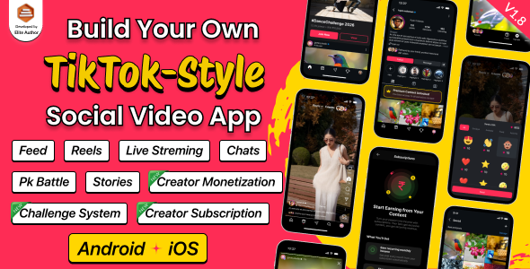 DTTrends – TikTok Clone | Reels, Live Streaming, PK Battle, Story, Feed, Chat | Flutter App DTTrends – TikTok Clone | Reels, Live Streaming, PK Battle, Story, Feed, Chat | Flutter App