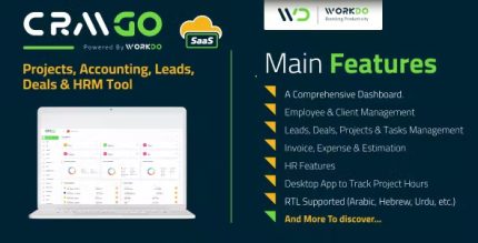 ERPGo SaaS - All In One Business ERP With Project, Account, HRM, CRM POS