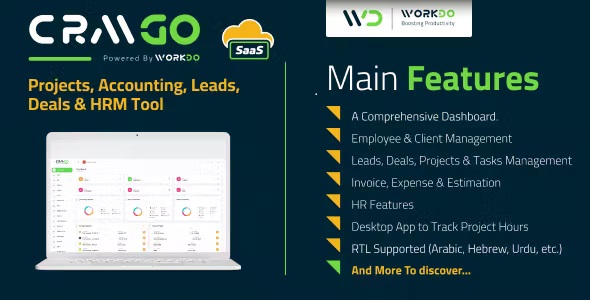 ERPGo SaaS - All In One Business ERP With Project, Account, HRM, CRM POS ERPGo SaaS - All In One Business ERP With Project, Account, HRM, CRM POS