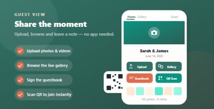EventShare – Event Photo Sharing With Guestbook Slideshow