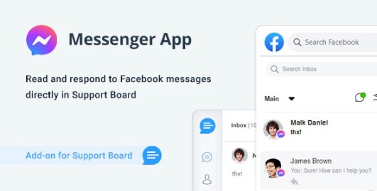 Facebook Messenger App for Support Board Facebook Messenger App for Support Board