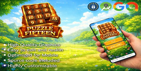 FIFTEEN PUZZLE (Admob + GDPR + Android Studio) FIFTEEN PUZZLE (Admob + GDPR + Android Studio)