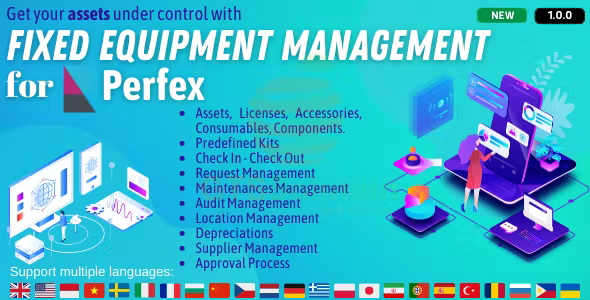 Fixed Equipment Management for Perfex CRM Fixed Equipment Management for Perfex CRM