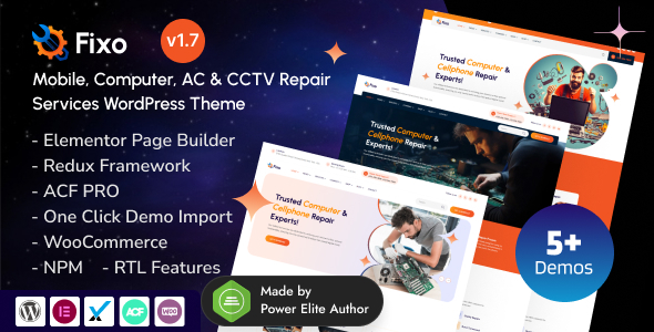 Fixo - Mobile Phone, Computer Repair Electronics Service WordPress Theme Fixo - Mobile Phone, Computer Repair Electronics Service WordPress Theme