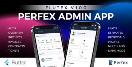 Flutex - Perfex CRM Admin/Staff Mobile App for Android IOS | Flutter App with API Module Included