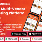 FoodBite Multi Restaurant - Food Delivery App with NodeJS, MongoDB Angular Flutter