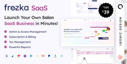 Frezka Saas - White Label Spa Salon Management Software