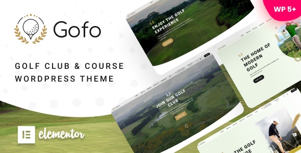 Gofo - Golf Course Country Club WordPress Theme Gofo - Golf Course Country Club WordPress Theme