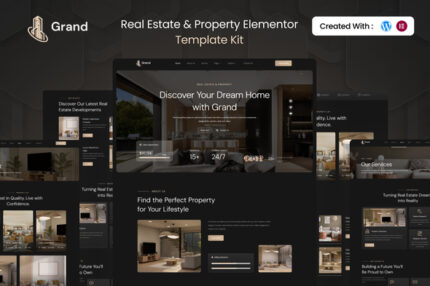 Grand - Real Estate Property Elementor Template Kit