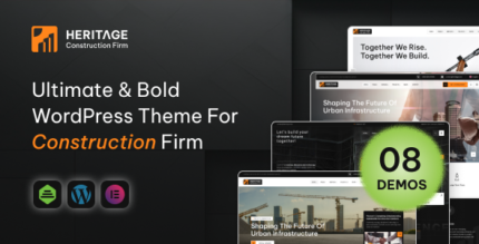 Heritage - Construction Building WordPress Theme