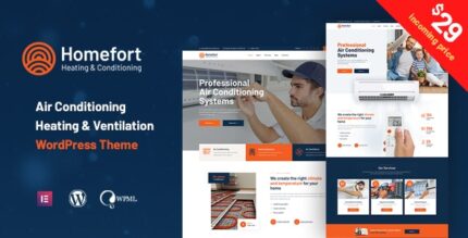Homefort - Air Conditioning Heating WordPress Theme