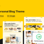 Ideko - Optimized Personal Blog Theme
