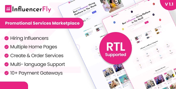 InfluencerFly - Promotional Services Marketplace InfluencerFly - Promotional Services Marketplace