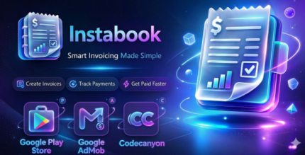 Instabook — Complete Digital Invoicing CRM App with Laravel Backend (v1.0)