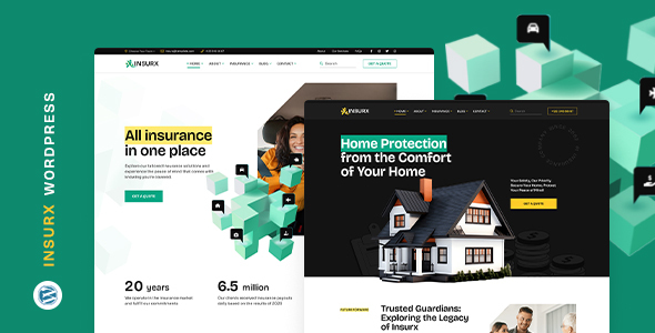 Insurx – Insurance Agency WordPress Theme Insurx – Insurance Agency WordPress Theme