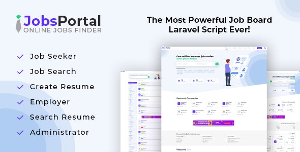 Jobs Portal - Job Board Laravel Script