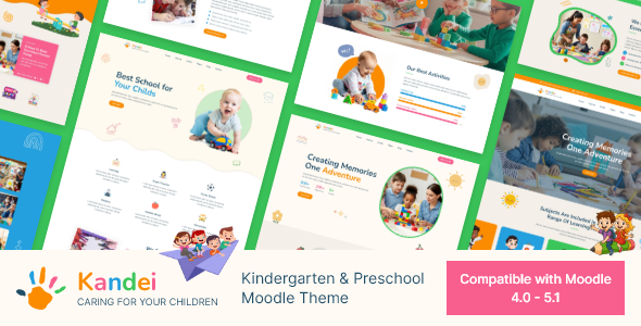 Kandei - Kindergarten Preschool Moodle Theme