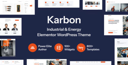 Karbon - Industrial Energy Elementor WordPress Theme