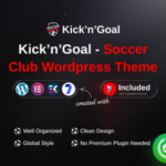 KicknGoal - Soccer and Football Club WordPress Theme