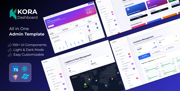 Kora | Multipurpose React Admin Dashboard Template Kora | Multipurpose React Admin Dashboard Template