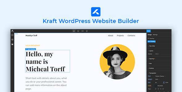Kraft - WordPress Website Builder Kraft - WordPress Website Builder