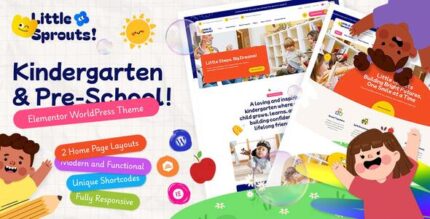 Little Sprouts – Kindergarten Preschool WordPress Theme