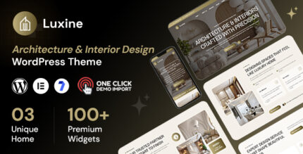 Luxine - Architecture Interior Design WordPress Theme