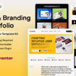 Lynxio - UX Branding Portfolio Elementor Template Kit