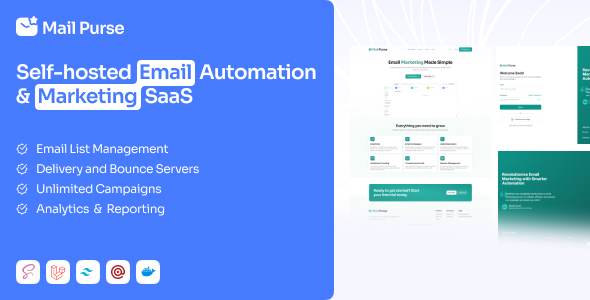 MailPurse - Self-hosted Email Marketing and Automation SaaS MailPurse - Self-hosted Email Marketing and Automation SaaS