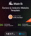 Matrik - Factory Industry React NextJS Template