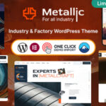 Metallic - Industry Manufacturing Factory WordPress Theme