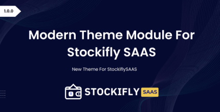 Modern Theme Module For Stockifly SAAS