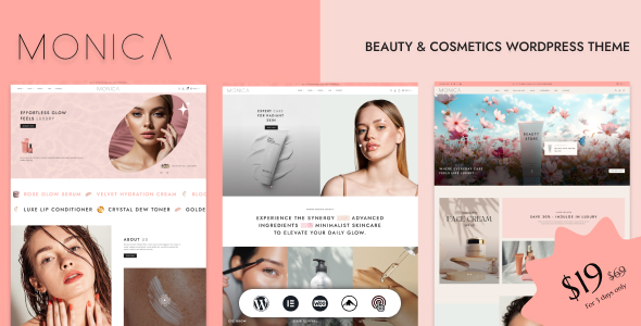 Monica - Beauty Cosmetic Shop WordPress Theme Monica - Beauty Cosmetic Shop WordPress Theme