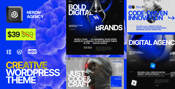 Neron - Creative Agency Portfolio WordPress Theme