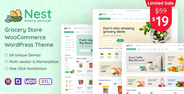 Nest - Grocery Store WooCommerce WordPress Theme Nest - Grocery Store WooCommerce WordPress Theme