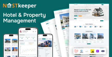 NestKeeper - Hotel Property Management System with Multiple Payment Gateway Addon