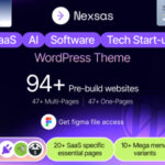 Nexsas | SaaS AI Startup WordPress Theme