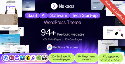 Nexsas | SaaS AI Startup WordPress Theme