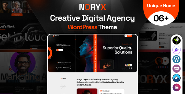 Noryx - Digital Agency Creative WordPress Theme