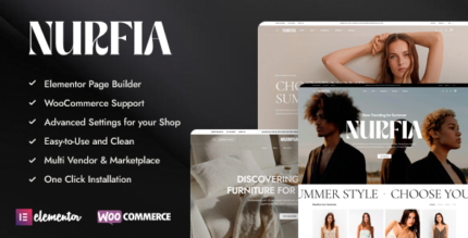 Nurfia - Fashion Furniture WooCommerce Theme