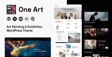 One Art - Portfolio Artist WordPress Theme