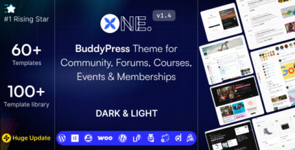 One – BuddyPress Theme for Membership Community Sites