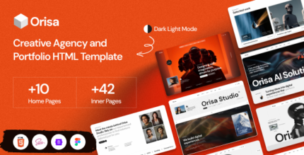 Orisa - Creative Agency Portfolio HTML Template