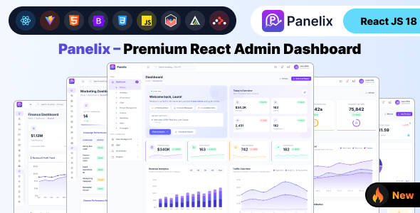 Panelix - Premium React Admin Dashboard Template Panelix - Premium React Admin Dashboard Template