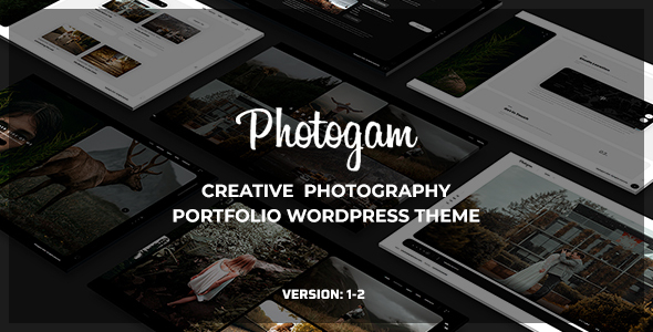 Photogam - Creative Photography Portfolio WordPress Theme Photogam - Creative Photography Portfolio WordPress Theme