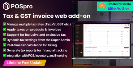 POSpro – Tax GST Invoice web Add-on
