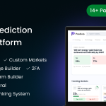Predixio - Prediction Market Platform with Ranking and Referral System