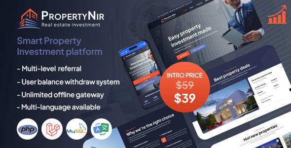 PropertyNir - Smart Property Investment Platform With Hyip investment Website PropertyNir - Smart Property Investment Platform With Hyip investment Website