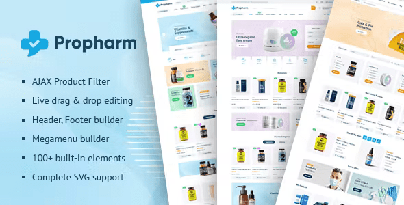 Propharm - Pharmacy Medical WordPress WooCommerce Theme Propharm - Pharmacy Medical WordPress WooCommerce Theme